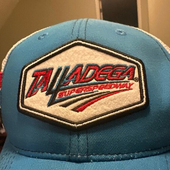 NASCAR Talladega Superspeedway Retro Design Racing Baseball Cap. Trucker Hat. - Picture 5 of 8